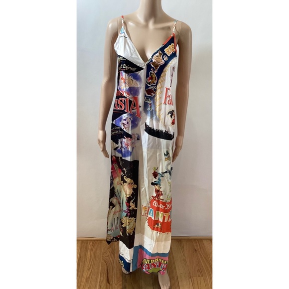 STELLA MCCARTNEY DISNEY FANTASIA MOVIE MAXI DRESS - Picture 3 of 6